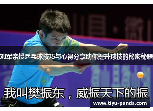 刘军亲授乒乓球技巧与心得分享助你提升球技的秘密秘籍
